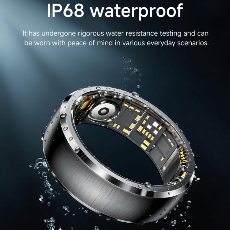 SY15 SIZE 8 Smart Ring, Supports Health Monitoring / Gesture Control