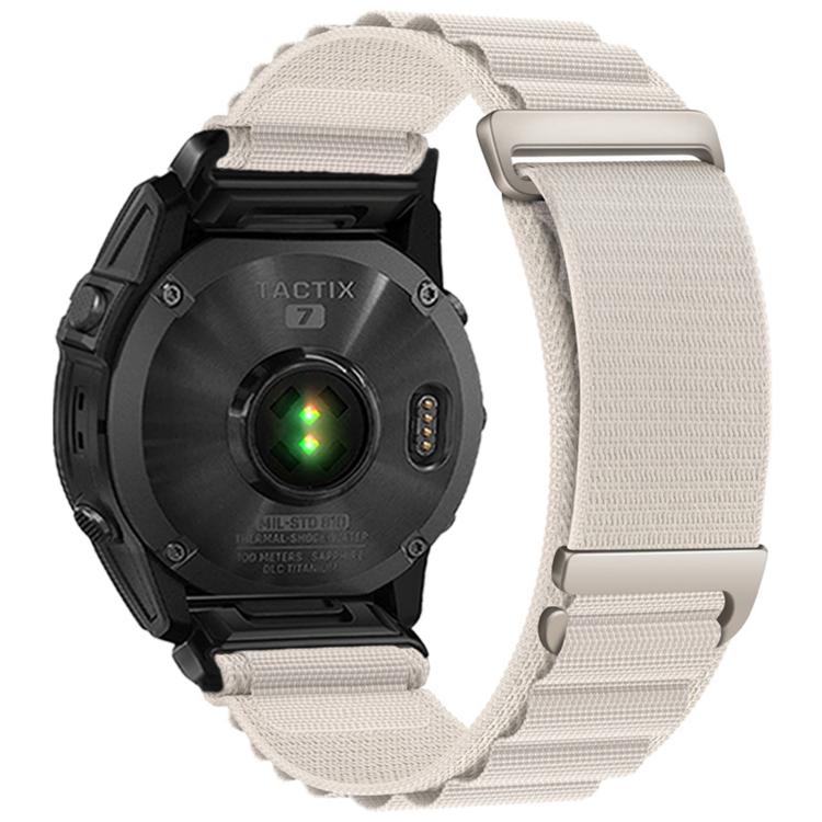 C Buckle Two-Section High Mountain Loop Nylon Watch Band, For Gamin 26mm, For Gamin 22mm