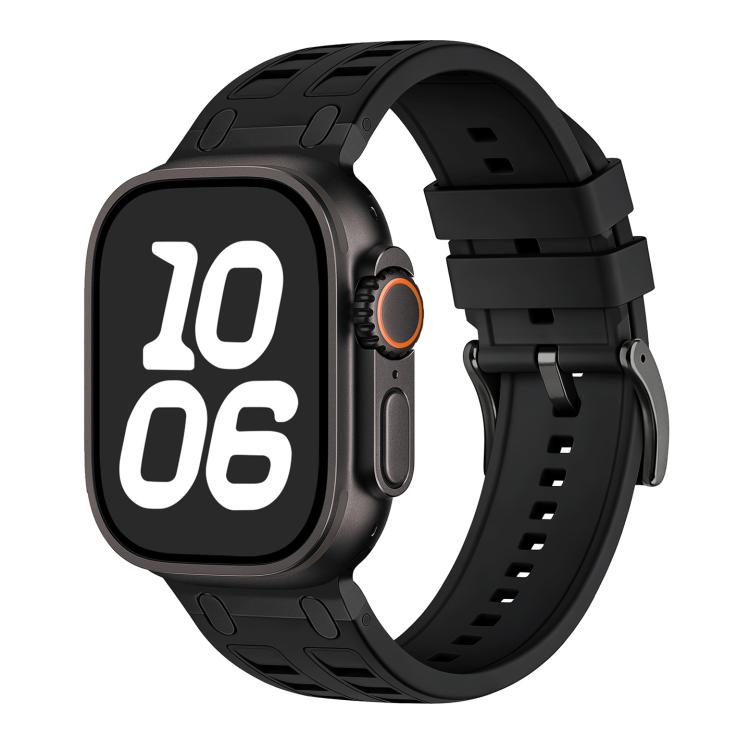 Vibrant Contrast Color Silicone Watch Band, For Apple Watch 46mm / 49mm / 45mm / 44mm, For Apple Watch 42mm / 41mm / 40mm / 38mm