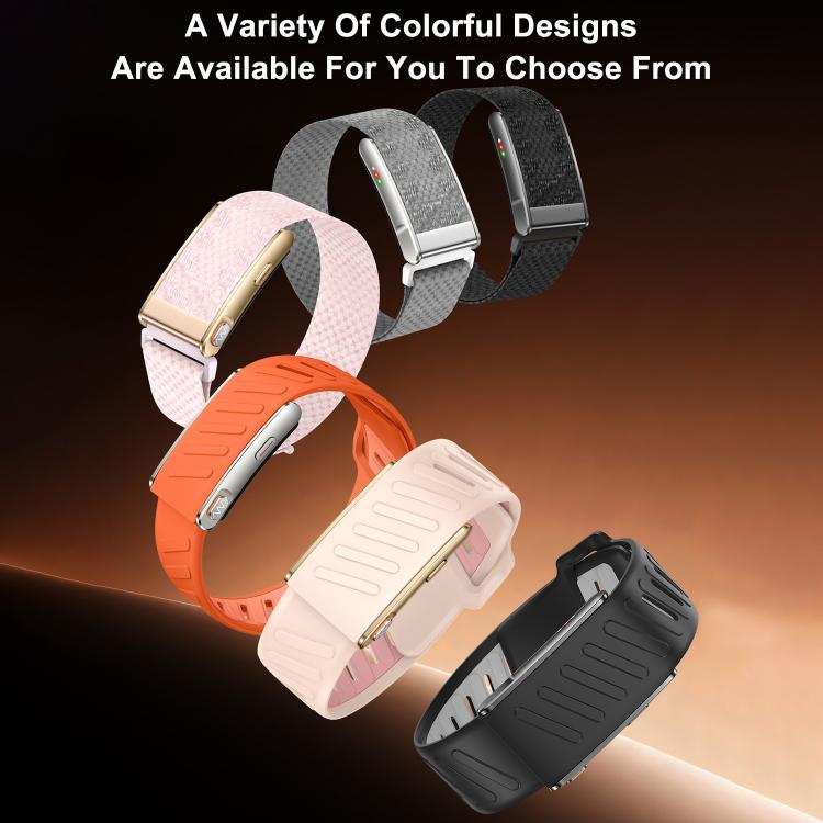 KR96 Pro Screenless Smart Bracelet Silicone Strap, Support Health Monitoring / Multiple Sports Modes