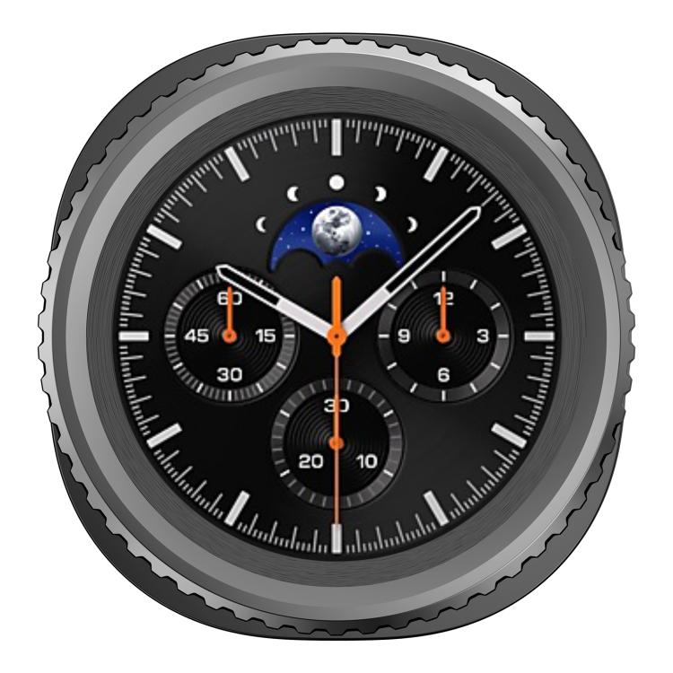 Rotating Metal Frame PC Watch Protective Case, For Samsung Galaxy Watch8 Classic 46mm