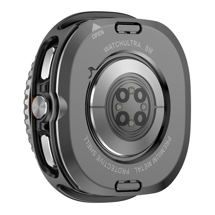 Rotating Metal Frame PC Watch Protective Case, For Samsung Galaxy Watch8 Classic 46mm