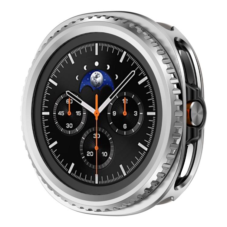 Rotating Metal Frame PC Watch Protective Case, For Samsung Galaxy Watch8 Classic 46mm