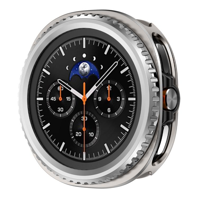 Rotating Metal Frame PC Watch Protective Case, For Samsung Galaxy Watch8 Classic 46mm