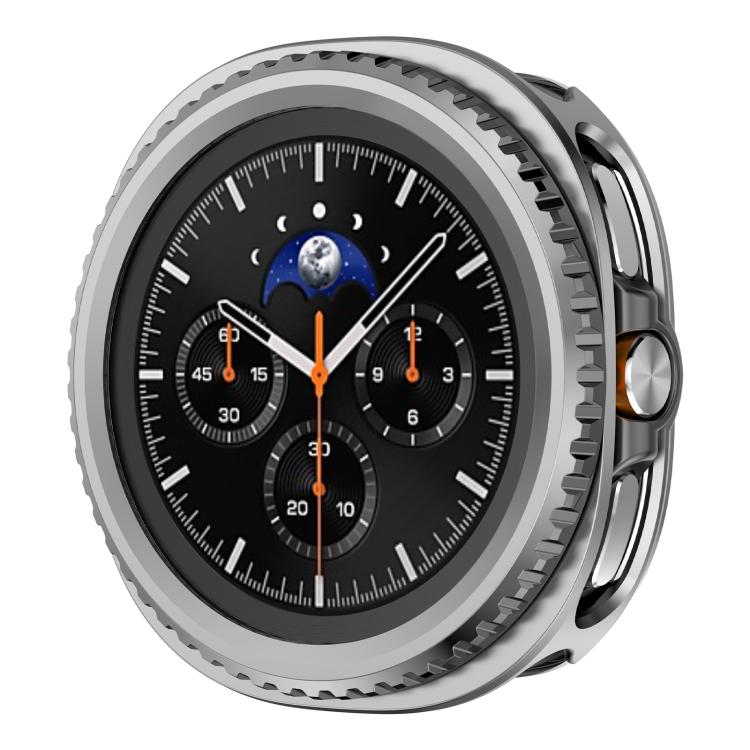 Rotating Metal Frame PC Watch Protective Case, For Samsung Galaxy Watch8 Classic 46mm