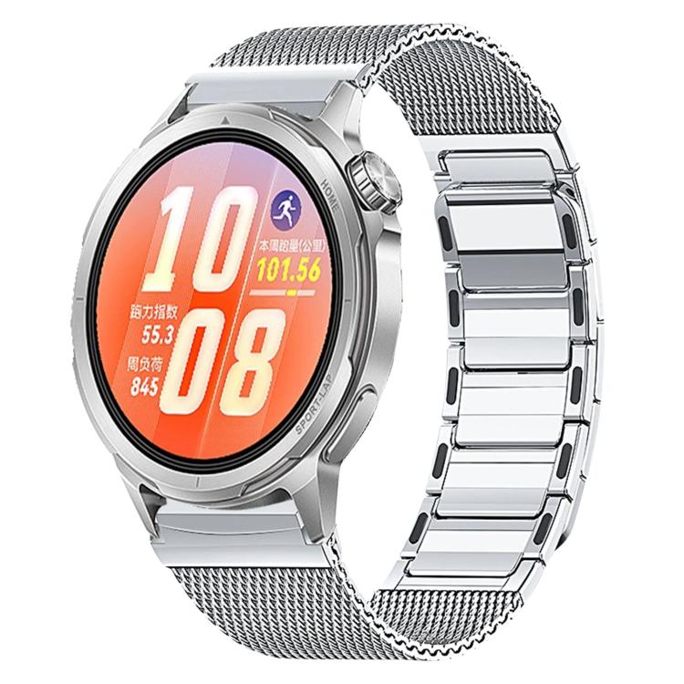 I-Shaped Magnetic Stainless Steel Watch Band, For Huawei Watch GT Runner 2