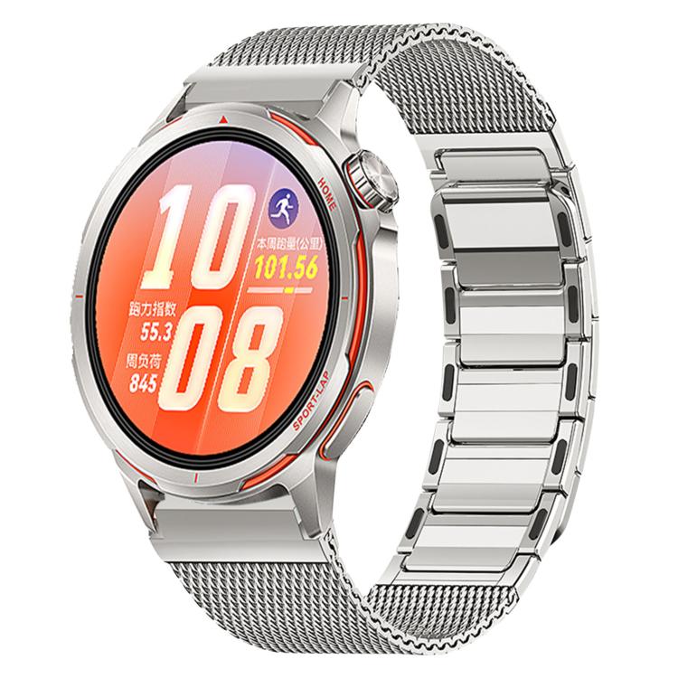 I-Shaped Magnetic Stainless Steel Watch Band, For Huawei Watch GT Runner 2