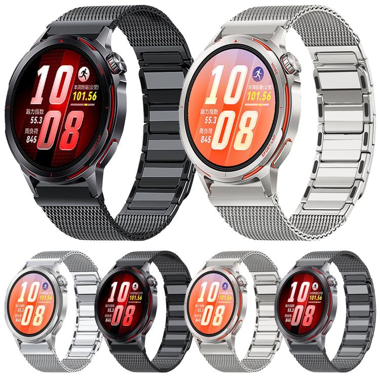 I-Shaped Magnetic Stainless Steel Watch Band, For Huawei Watch GT Runner 2