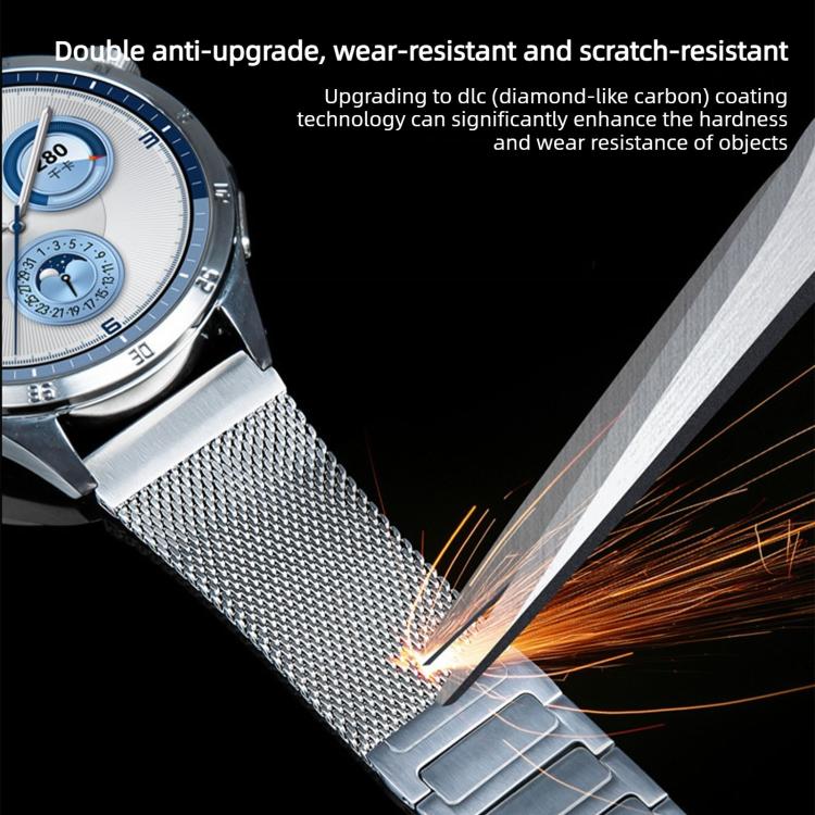 I-Shaped Magnetic Stainless Steel Watch Band, For Huawei Watch GT Runner 2