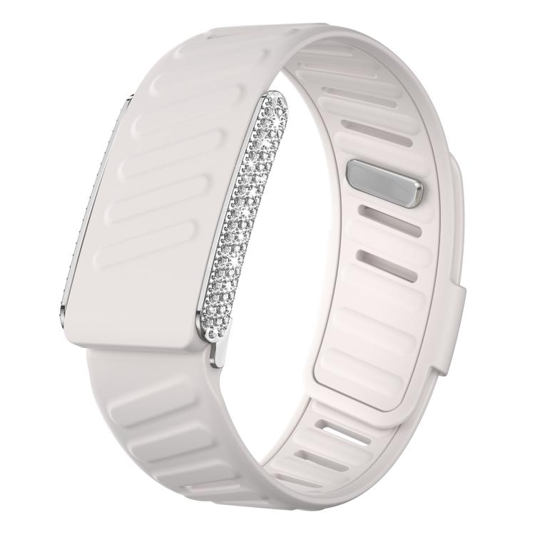 Full Diamond Style Two Color Silicone Watch Band, For WHOOP 5.0 Regular