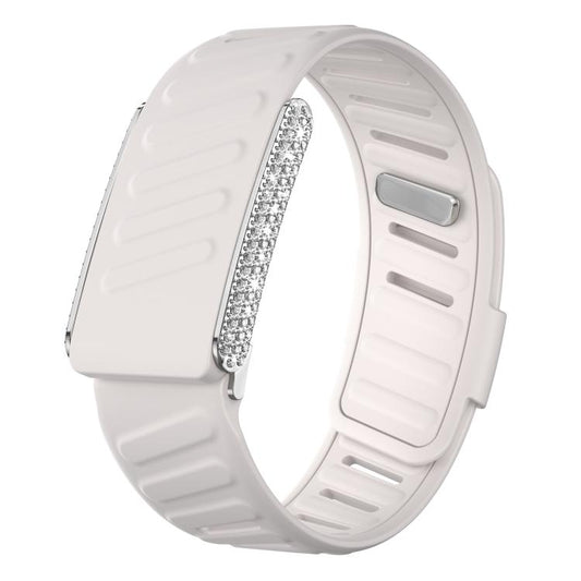 Full Diamond Style Two Color Silicone Watch Band, For WHOOP 5.0 Regular