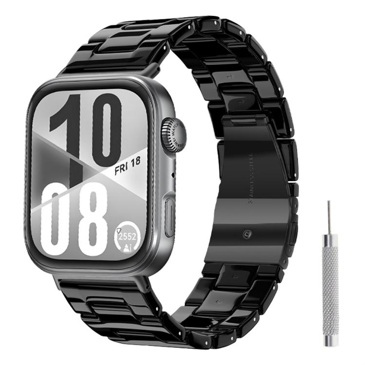 Butterfly Clasp Three Beads Resin Watch Band with Removal Tool, For Huawei Watch Fit 2, For Huawei Watch Fit, For Huawei Watch Fit 5 / Fit 5 Pro / Fit 4