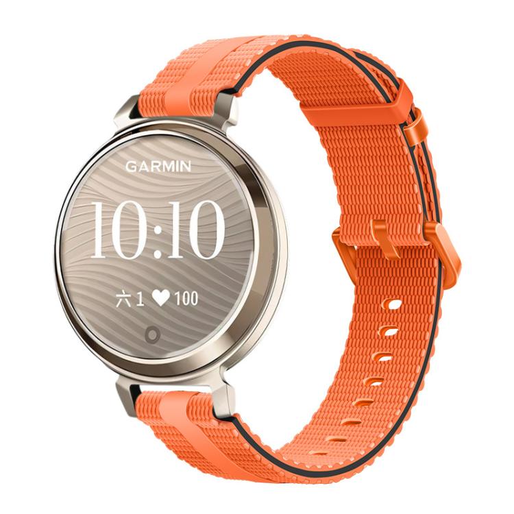 Line Pattern Silicone Watch Band, For Garmin Lily 2