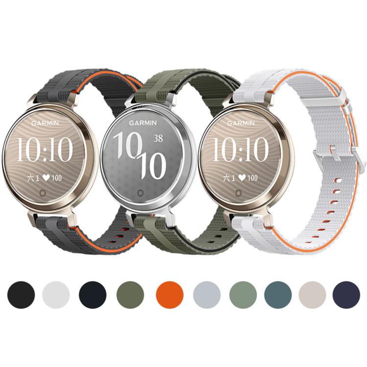 Line Pattern Silicone Watch Band, For Garmin Lily 2