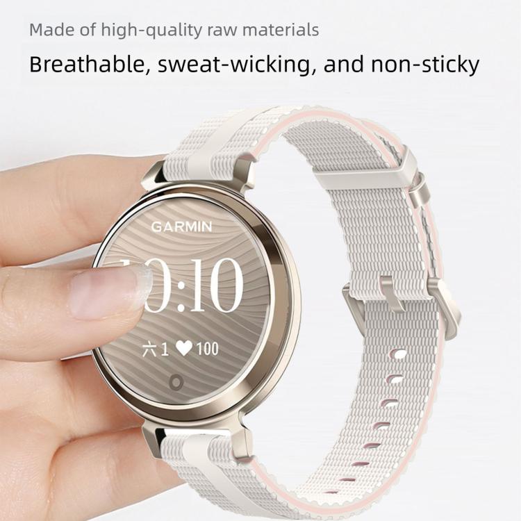 Line Pattern Silicone Watch Band, For Garmin Lily 2