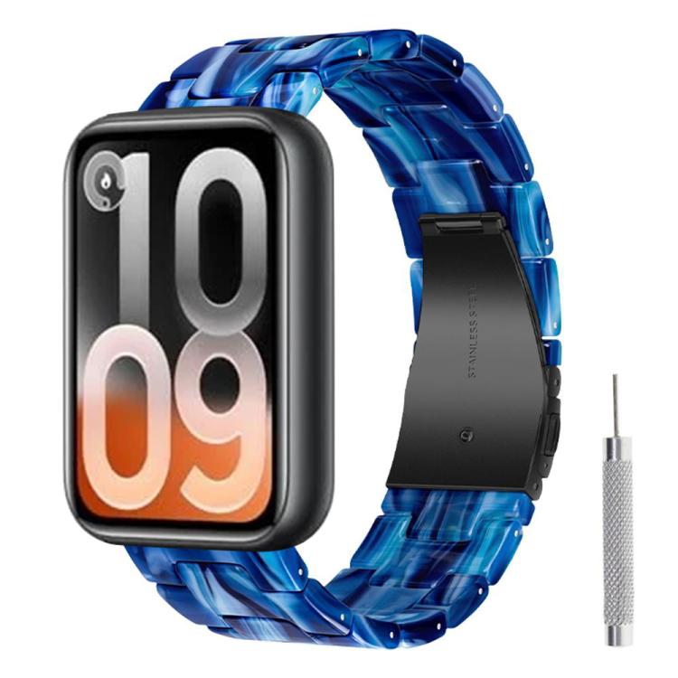 Butterfly Clasp Three Beads Resin Watch Band with Removal Tool, For Xiaomi Band 10 Pro / Redmi Watch 6 / 5