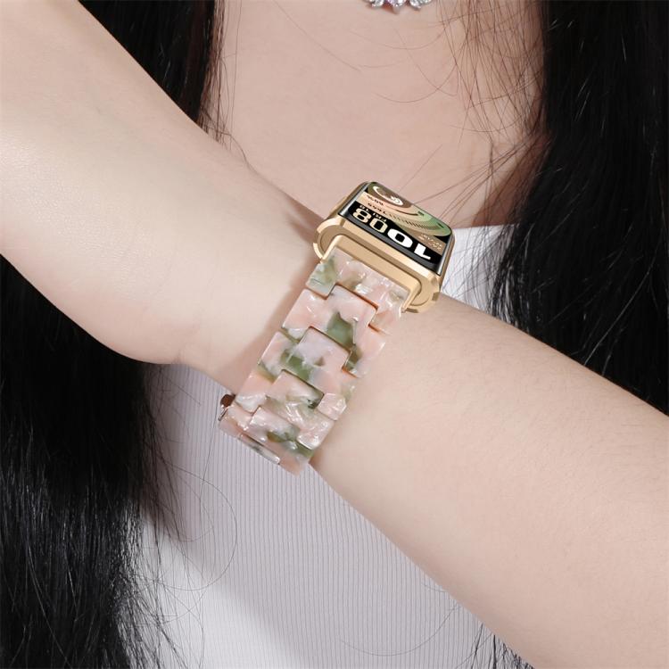 Butterfly Clasp Three Beads Resin Watch Band with Removal Tool, For Huawei Band 11 / Band 11 Pro