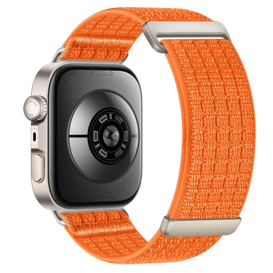 Two Section Nylon Woven Breathable Hook And Loop Fastener Watch Band, For Huawei Watch Fit 5 / Fit 5 Pro / Fit 4