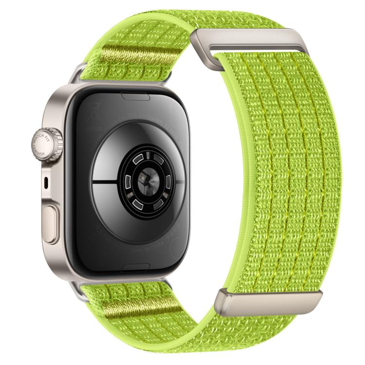 Two Section Nylon Woven Breathable Hook And Loop Fastener Watch Band, For Huawei Watch Fit 5 / Fit 5 Pro / Fit 4