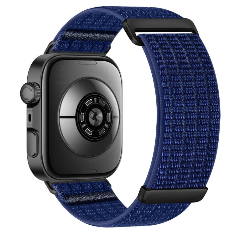 Two Section Nylon Woven Breathable Hook And Loop Fastener Watch Band, For Huawei Watch Fit 5 / Fit 5 Pro / Fit 4