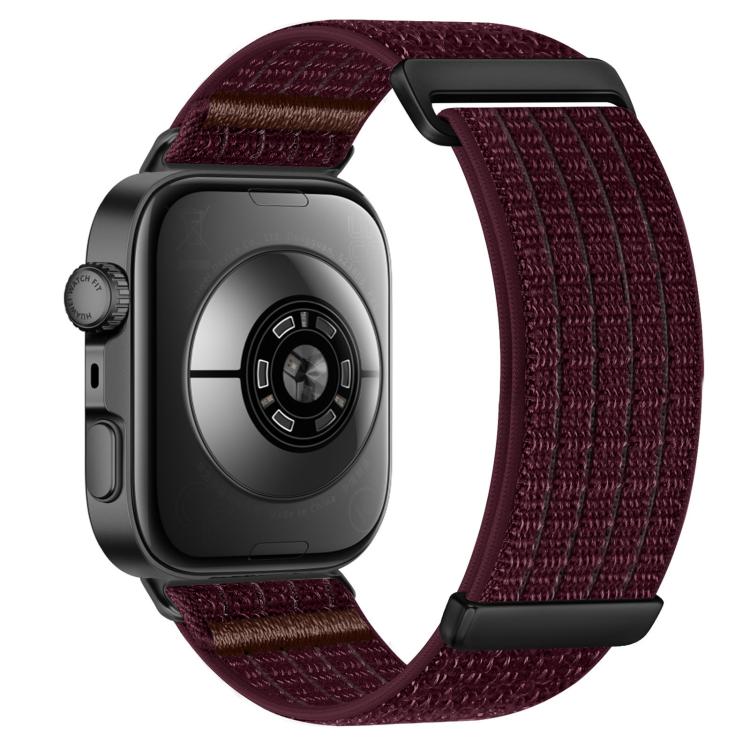 Two Section Nylon Woven Breathable Hook And Loop Fastener Watch Band, For Huawei Watch Fit 5 / Fit 5 Pro / Fit 4