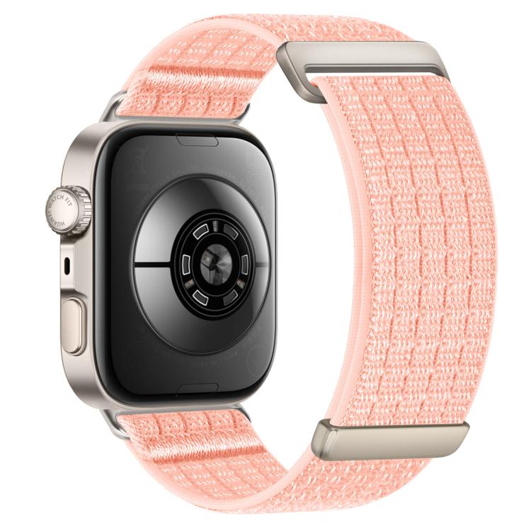Two Section Nylon Woven Breathable Hook And Loop Fastener Watch Band, For Huawei Watch Fit 5 / Fit 5 Pro / Fit 4