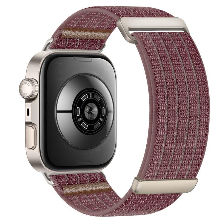 Two Section Nylon Woven Breathable Hook And Loop Fastener Watch Band, For Huawei Watch Fit 5 / Fit 5 Pro / Fit 4