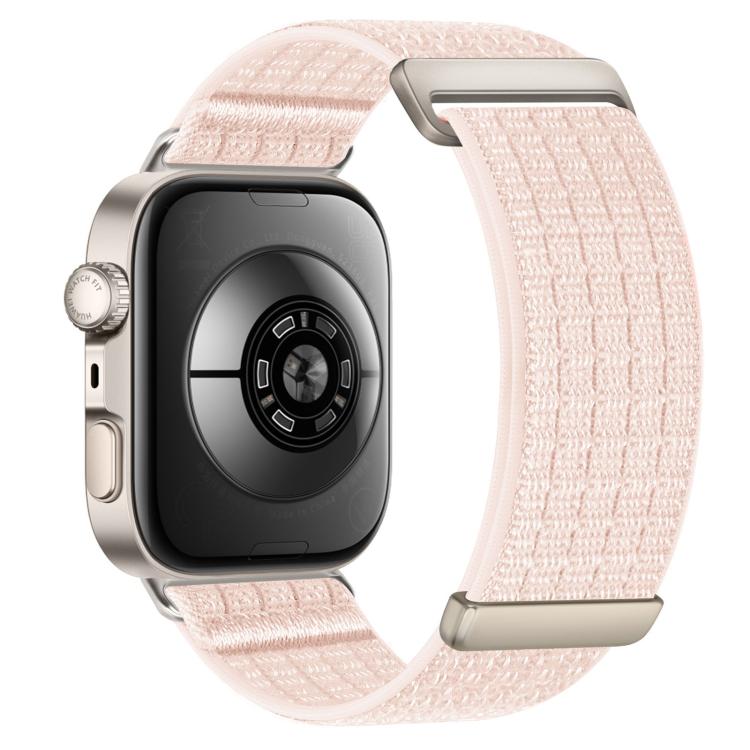 Two Section Nylon Woven Breathable Hook And Loop Fastener Watch Band, For Huawei Watch Fit 5 / Fit 5 Pro / Fit 4