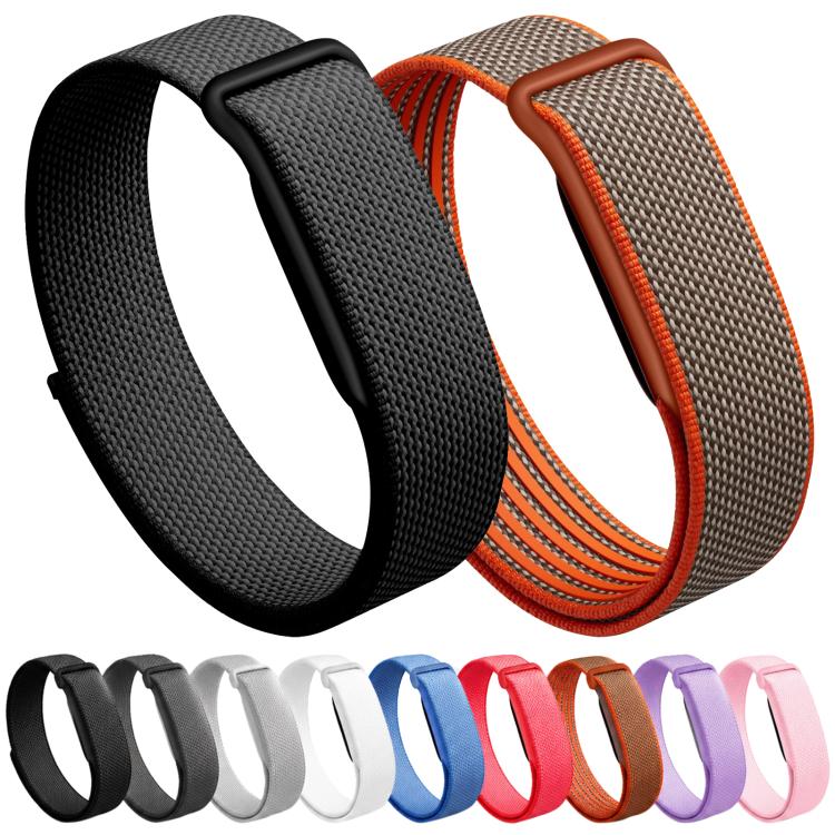 Nylon Loop Hook and Loop Fastener Watch Band, For Google Fitbit Air