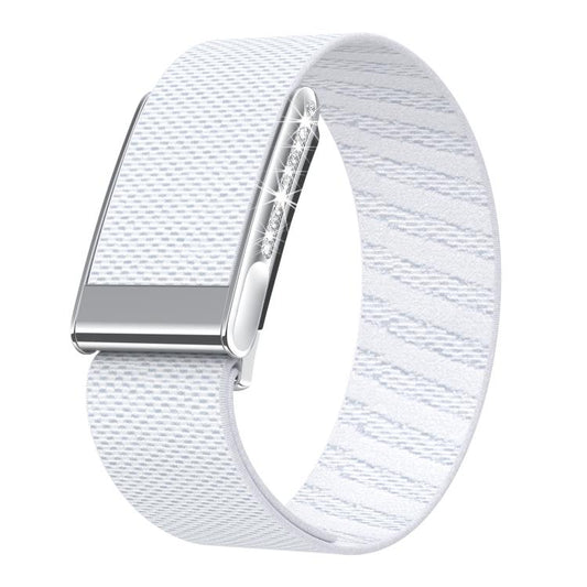 Single-Row Diamond Elastic Nylon Watch Band, For WHOOP 5.0 Electrocardiogram