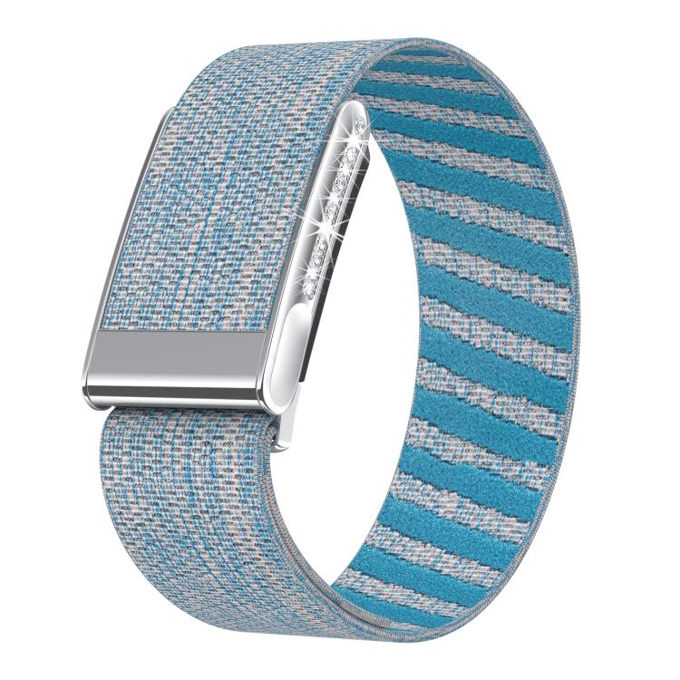 Single-Row Diamond Elastic Nylon Watch Band, For WHOOP 5.0 Electrocardiogram