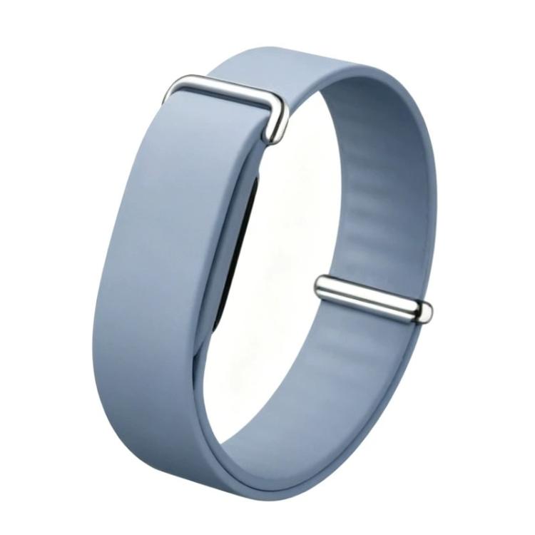 Solid Color Single Lap Silicone Loop Watch Band, For Google Fitbit Air