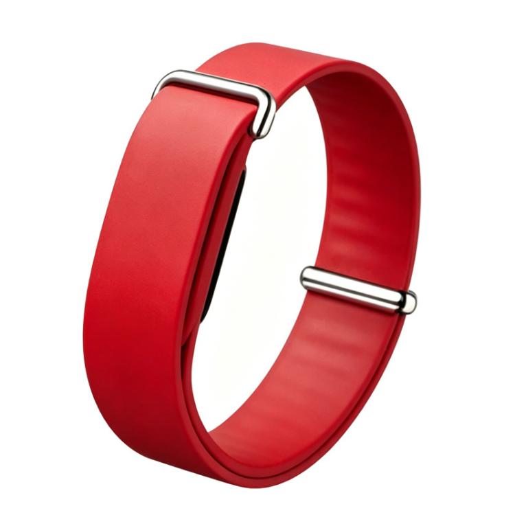 Solid Color Single Lap Silicone Loop Watch Band, For Google Fitbit Air