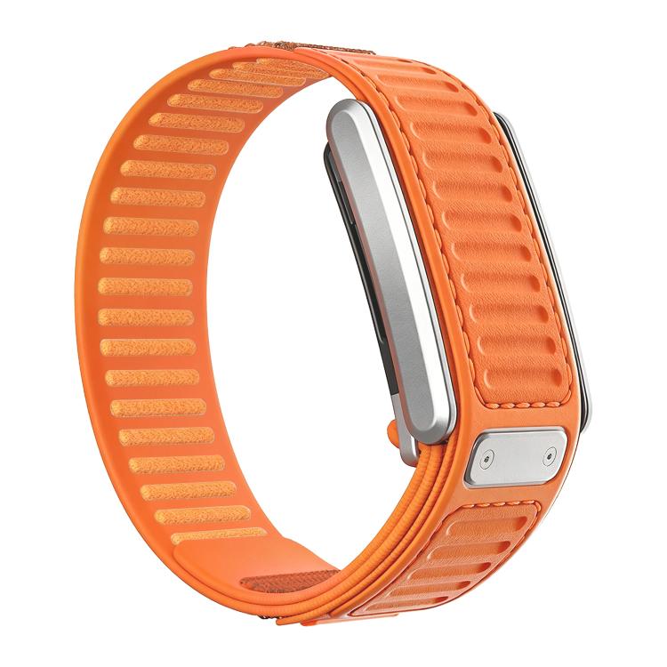 Quick Dry Two Color Nylon Hybrid Silicone Watch Watch Band, For WHOOP 5.0 Electrocardiogram, For WHOOP 5.0 Regular