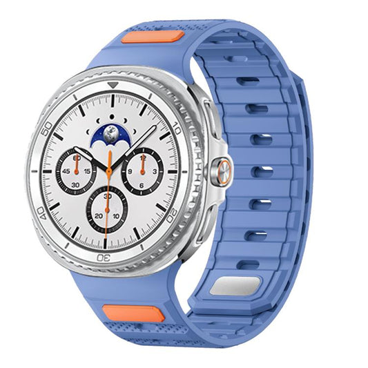 Dot Pattern Magnetic Solid Color Silicone Watch Band, For Galaxy Watch9/8/9 Classic/8 Classic
