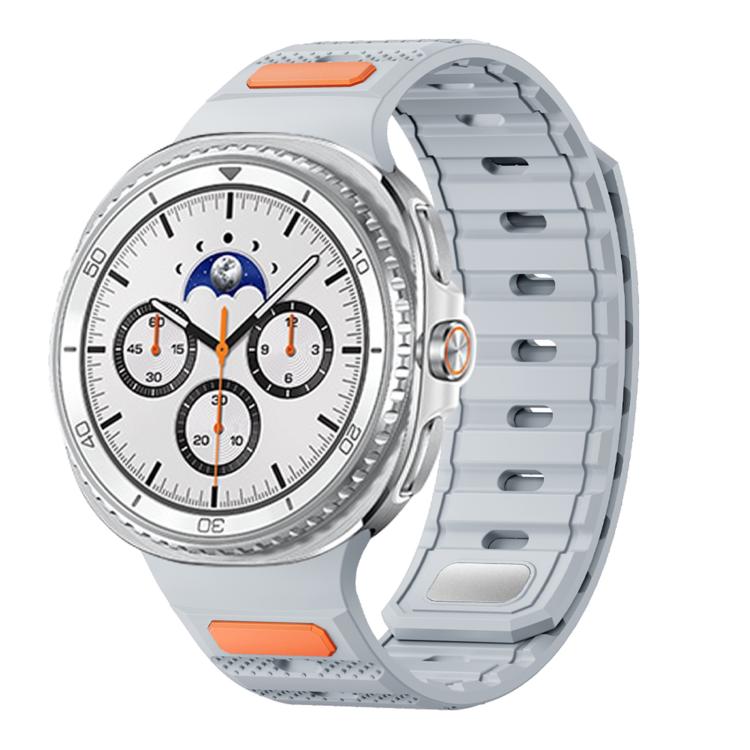 Dot Pattern Magnetic Solid Color Silicone Watch Band, For Galaxy Watch9/8/9 Classic/8 Classic