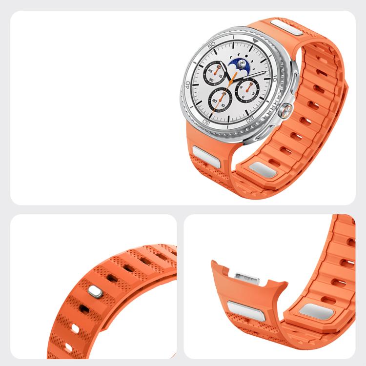 Dot Pattern Magnetic Solid Color Silicone Watch Band, For Galaxy Watch9/8/9 Classic/8 Classic