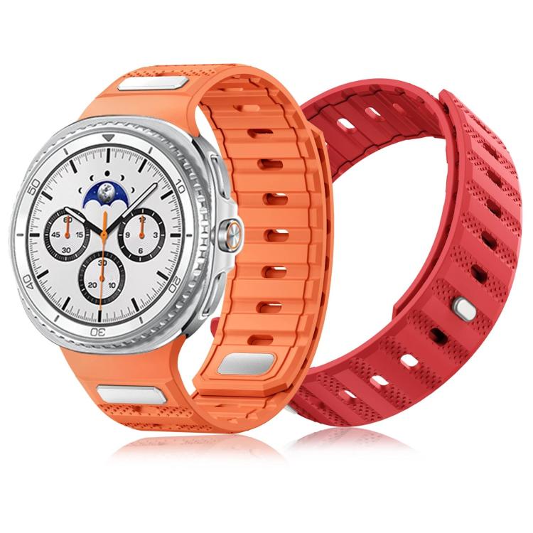 Dot Pattern Magnetic Solid Color Silicone Watch Band, For Galaxy Watch9/8/9 Classic/8 Classic