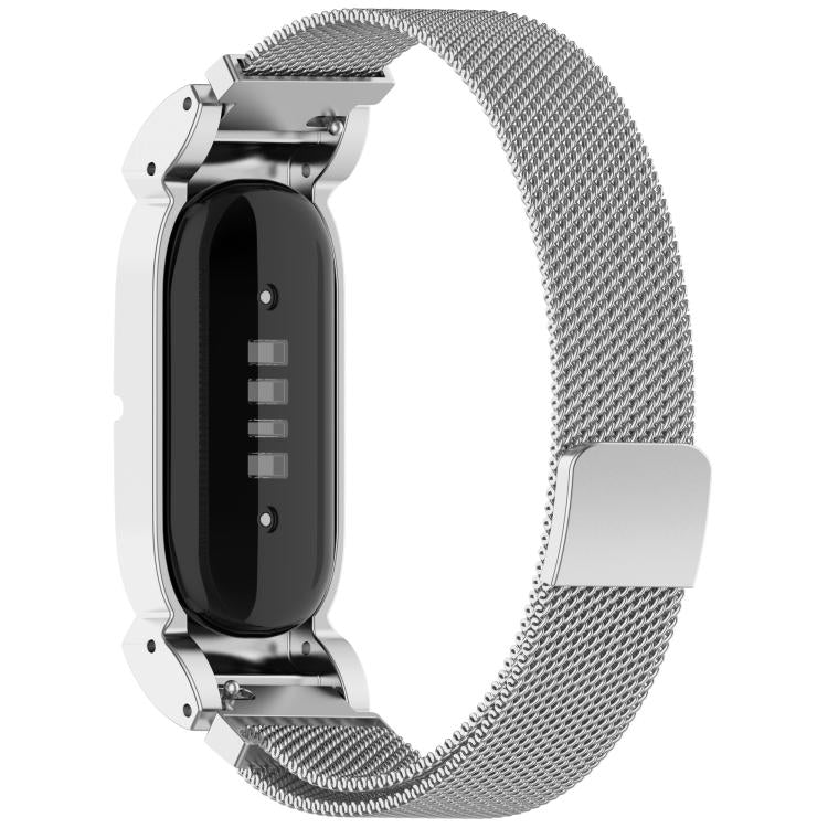 Metal Case Integrated Milanese Magnetic Stainless Steel Watch Band, For Google Fitbit Air