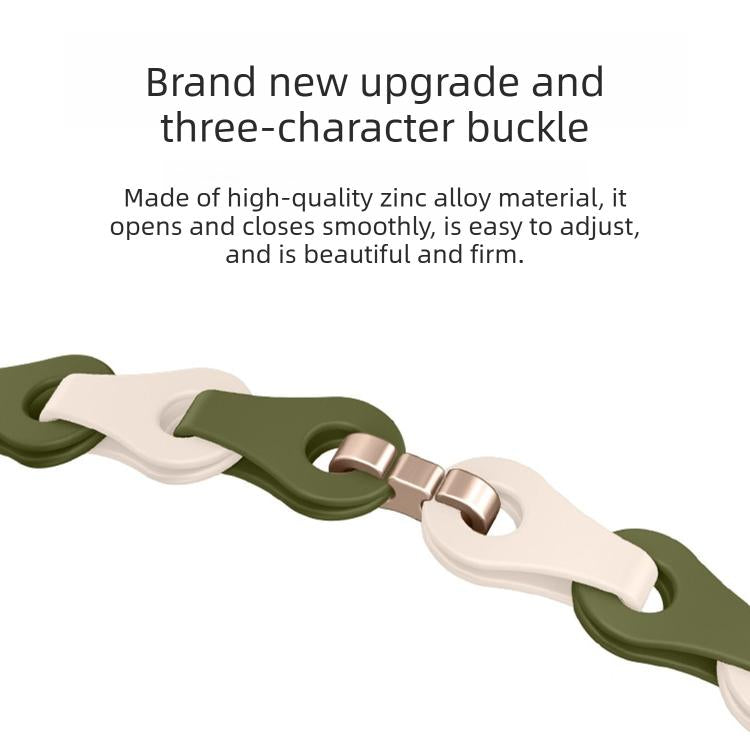Transparent PC Case Hybrid Stylish Hollow Silicone Bracelet Watch Band, For Google Fitbit Air