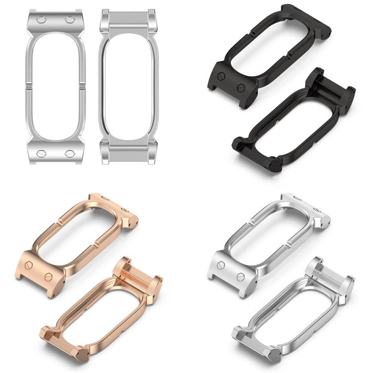 12mm Spring Ear Style Bracelet Watch Frame Metal Watch Protective Case, For Google Fitbit Air