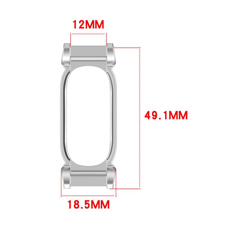 12mm Spring Ear Style Bracelet Watch Frame Metal Watch Protective Case, For Google Fitbit Air