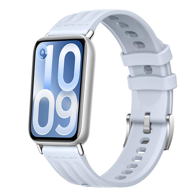 One Line Triple Loop Design Solid Color Silicone Watch Band, For Xiaomi Band 10 Pro / Redmi Watch 6 / 5