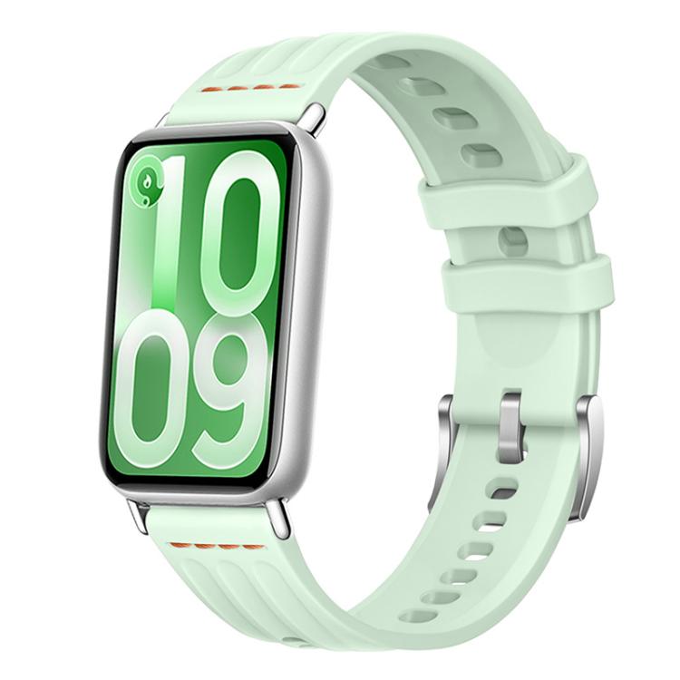 One Line Triple Loop Design Solid Color Silicone Watch Band, For Xiaomi Band 10 Pro / Redmi Watch 6 / 5