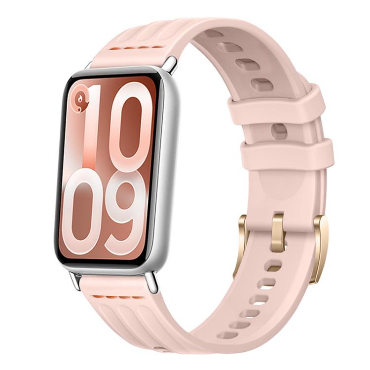 One Line Triple Loop Design Solid Color Silicone Watch Band, For Xiaomi Band 10 Pro / Redmi Watch 6 / 5