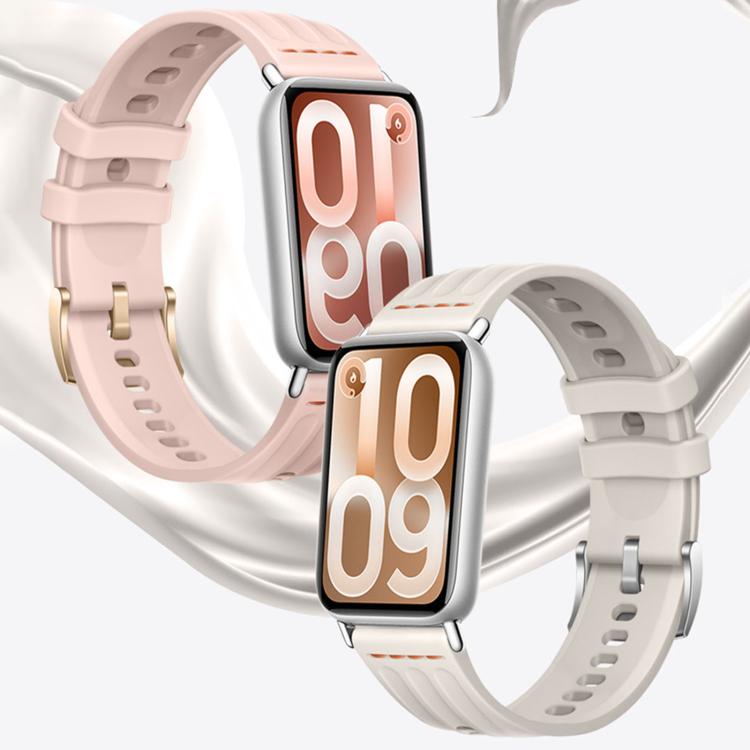 One Line Triple Loop Design Solid Color Silicone Watch Band, For Xiaomi Band 10 Pro / Redmi Watch 6 / 5