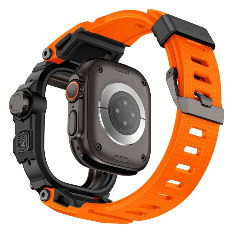 Metal Connector Case Integrated TPU Watch Band, For Apple Watch Ultra3 / Ultra2 / Ultra 49mm