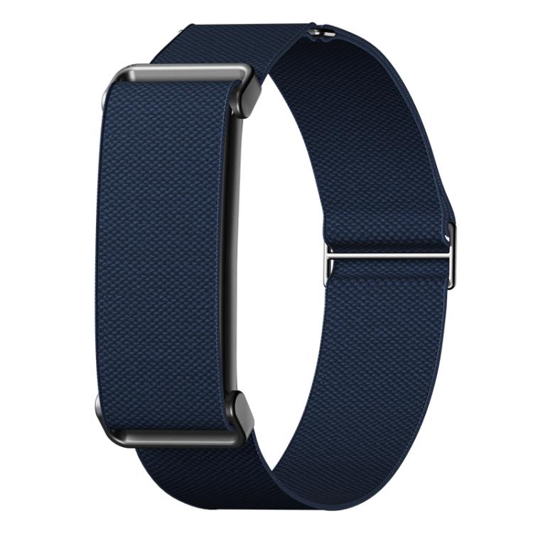 Metal Frame Eight-Shaped Buckle Nylon Elastic Watch Band, For Google Fitbit Air