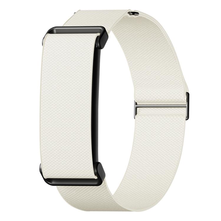 Metal Frame Eight-Shaped Buckle Nylon Elastic Watch Band, For Google Fitbit Air