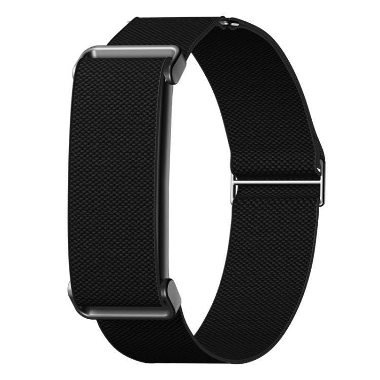 Metal Frame Eight-Shaped Buckle Nylon Elastic Watch Band, For Google Fitbit Air